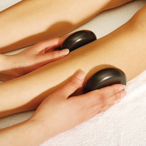 Amethyst Lake Hot Stones Massage Set With Warmer Pot