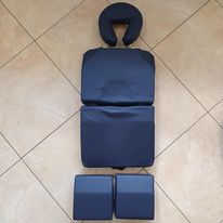 Amethyst Lake Pregnancy Massage Cushion with Headrest – Blue-zoom-