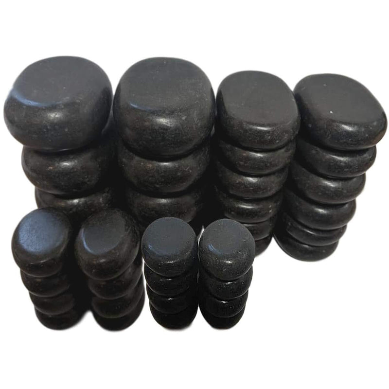 Amethyst Lake Hot Stones Massage Set With Warmer Pot-zoom-
