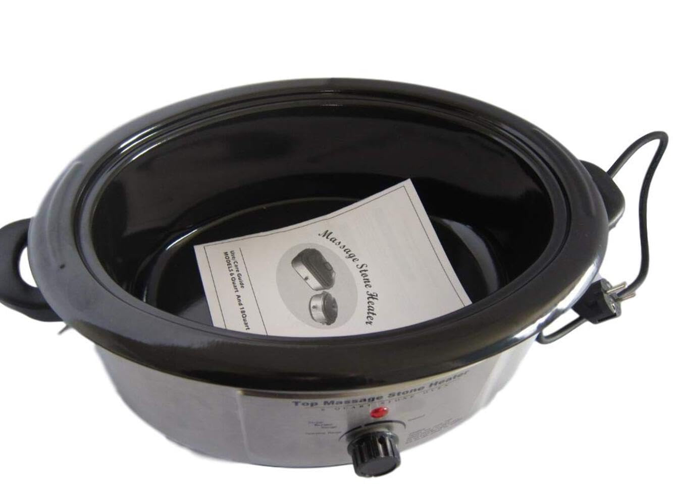 Amethyst Lake Hot Stones Massage Set With Warmer Pot