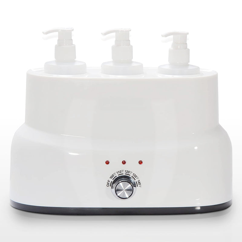 Amethyst Lake 3-Bottle Massage Oil Warmer & Dispenser-zoom-