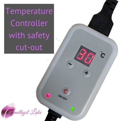 Amethyst Lake Hot Stones Massage Heater Bag Kit with Car Charger