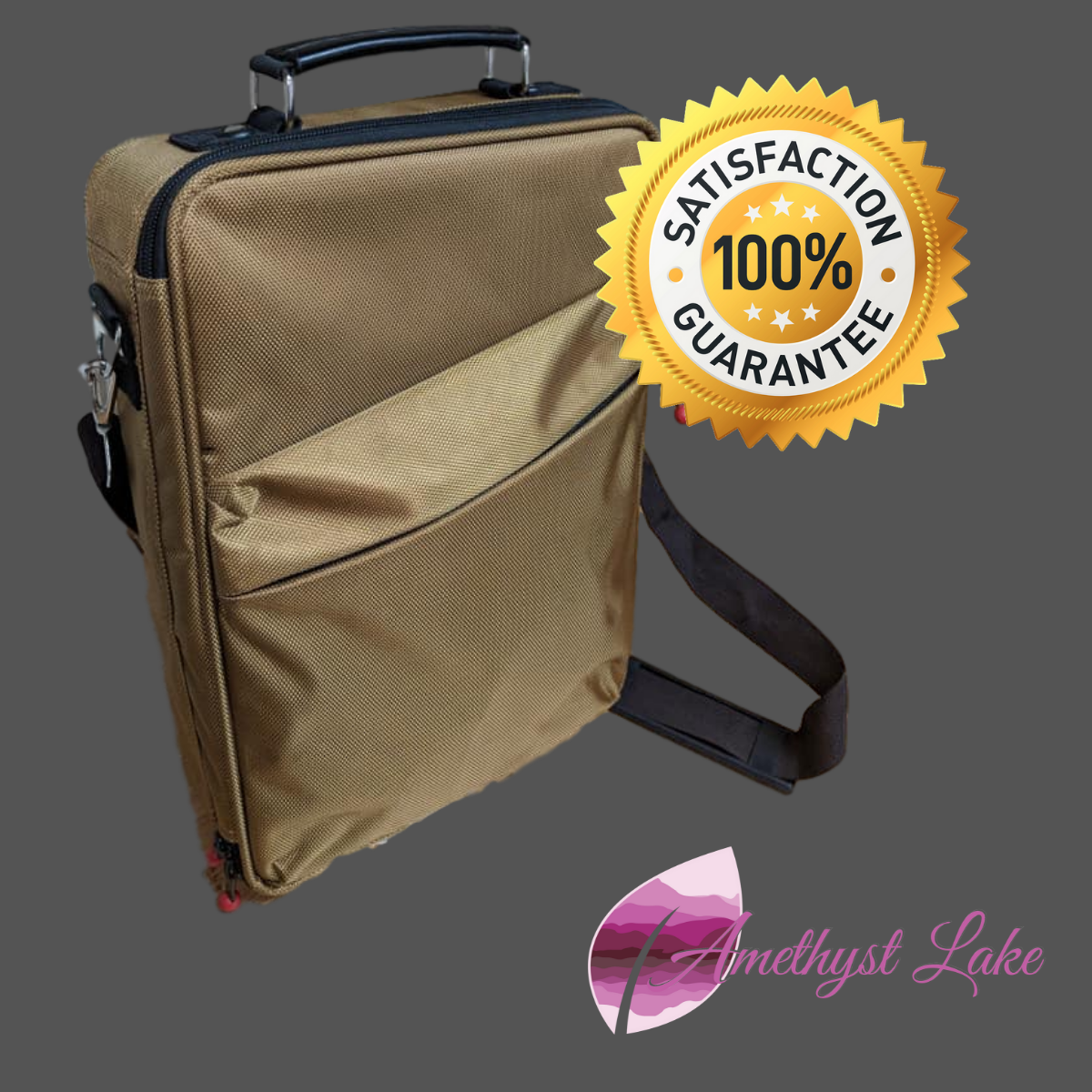 Amethyst Lake Hot Stones Massage Heater Bag Kit with Car Charger